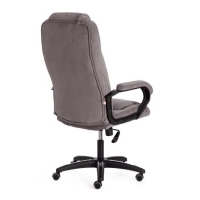 Кресло BERGAMO (22) флок серый / пластик чёрный - Изображение 3